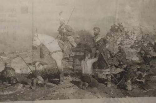 Поясніть, що зображено на картині-реконструкції 