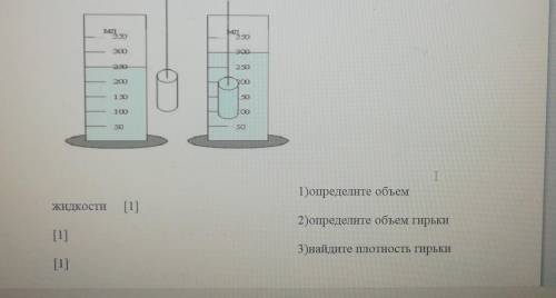На рисунке указана гирька, помещенная в мензурку с водой. Масса гирьки 500 г.