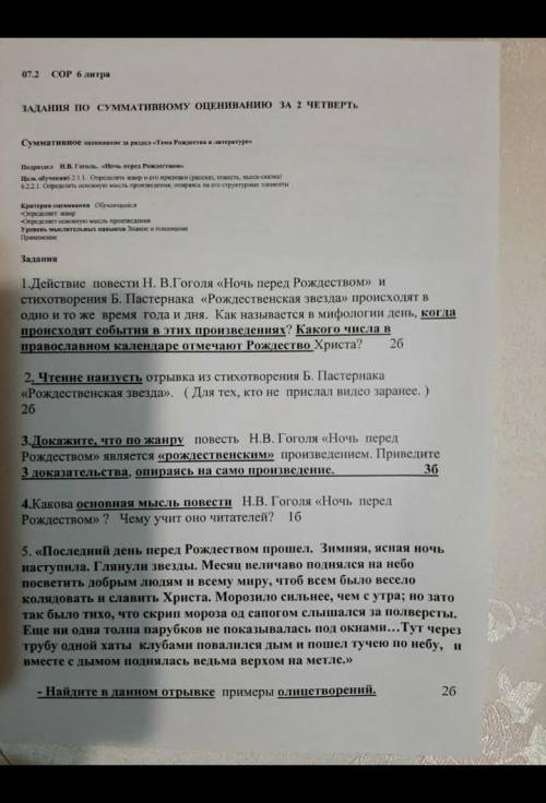 Ребята ставлю сразу лучший ответ. это СОР за 6 класс 2 четверть 