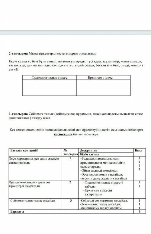 Бжб 2 тоқсан 8 сынып қазақ тілі осыған көмек тесіңідерші