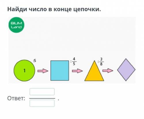 Найди число в конце 1;5;4/5;3/8 да ю педесят балов 