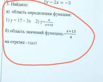 Область значения функции у=х+13/4 на отрезке -1≤х≤3