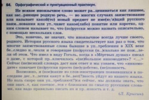 Родной язык 7 класс пунтакционый практикум