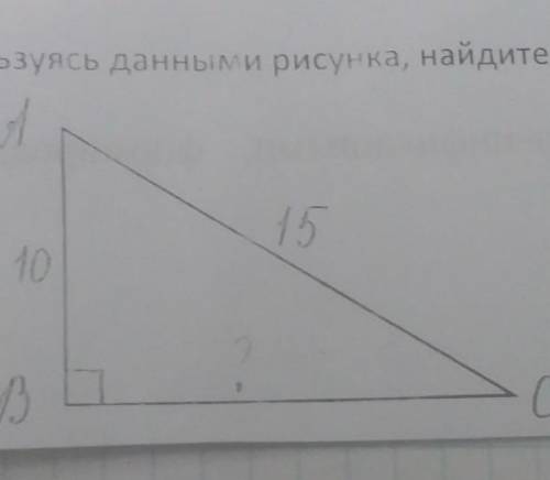 Пользуясь данными рисунка, найдите...