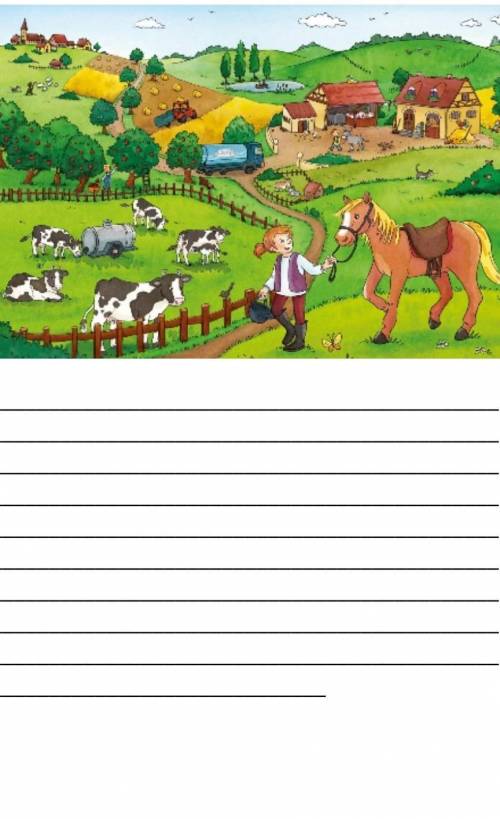 Make up short story using pictures. What can you see in this picture? (10 sentences)