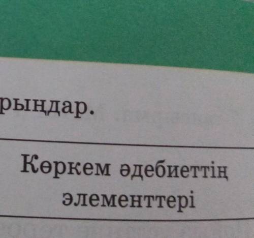 Тапқырлық мәтініне сүйеніп кестені толтырыңдар