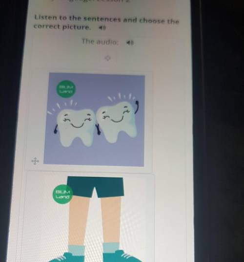 Listen to the sentences and choose the correct picture. »The audio: )BUMLondเKBIUMLond