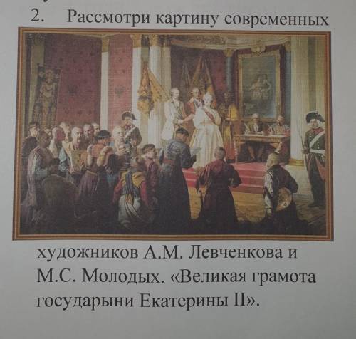 Как ты думаешь? Если в текстеОписание данного фрагментакартины? Какое?