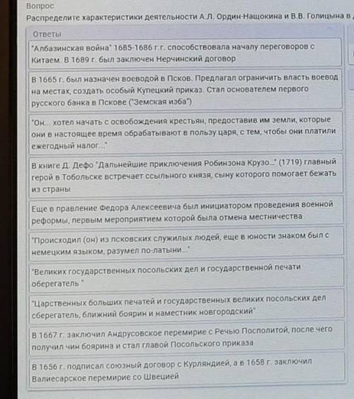 Василий Васильевич Гольцин 2. Афанасий Лаврентьевич Ордин-Нащокин
