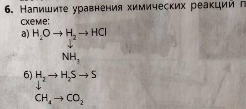 Напишите уравнения химических реакций по следующей схеме: