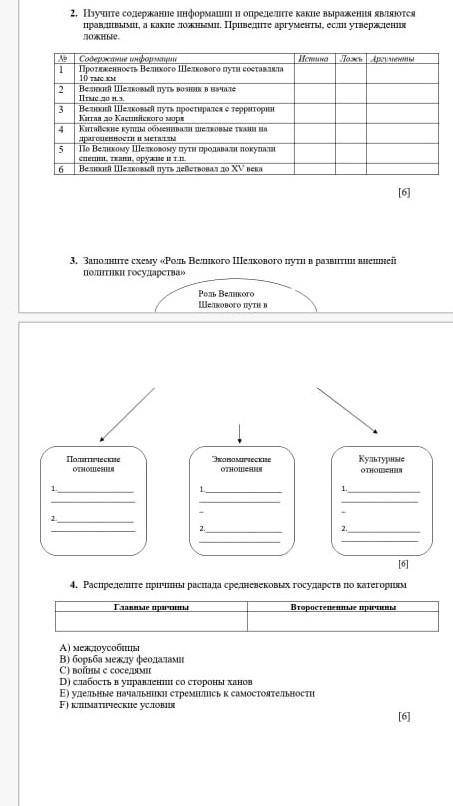 Соч по всемирной истории 6 класс 2 четверть 