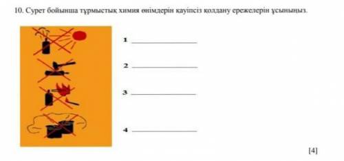 10. Сурет бойынша турыстык менімерін жауiпсin onuary ережелерін ұсыны(4)​