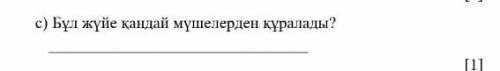Бул жуйе кандай мушелерин куралады? 