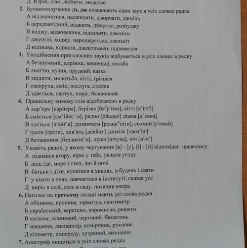 Правильно вимову слів відображнно в рядку