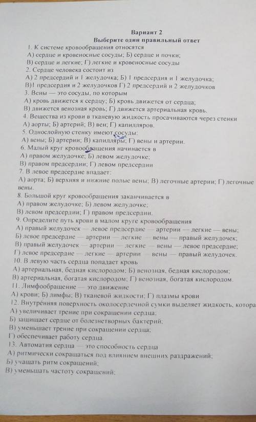 К системе кровообращения относятся