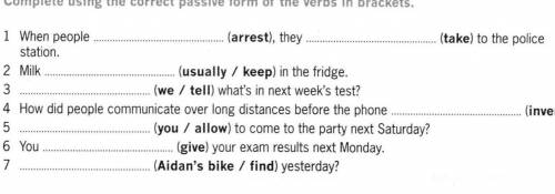 The words and phrases in bold in each sentence are wrong. Write the correct word or phrase.