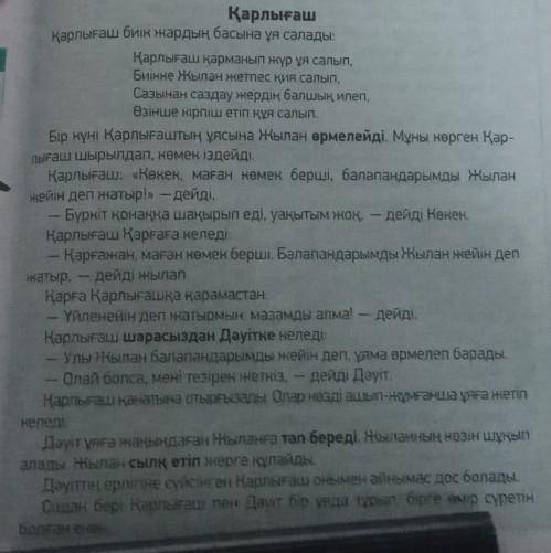 Запишите пятью предложениями содержание текста ​