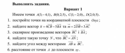 Тема: действия над векторами.