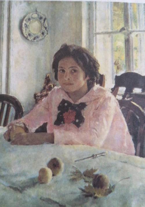 Девочка с персиками сочинение нужно 