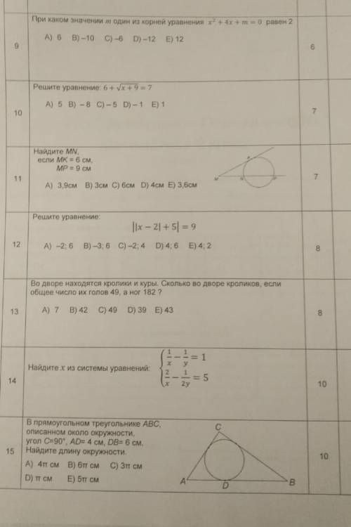 это завтра сдавать пишите только ответы люди с решением