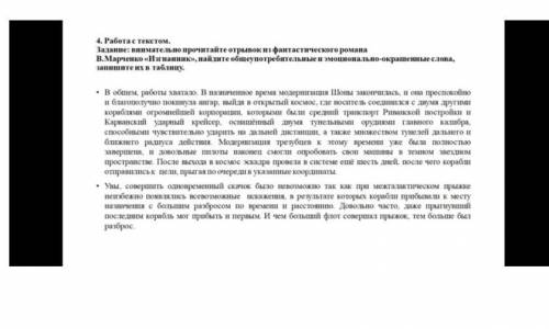 просто напишите слова 1. Общеупотребительные 2. Эмоционально окрашенные