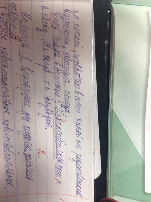 Нужно обьяснить расположение всех запятых поставленных красной пастой . И также правописание всех ис