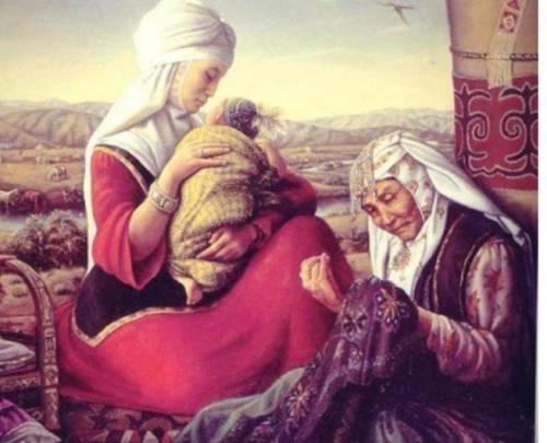 Сурет желісі бойынша əңгіме құрастырыңыз. (120-130 сөз)