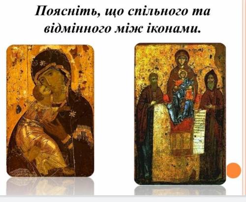 Що спільного та відміного між іконами