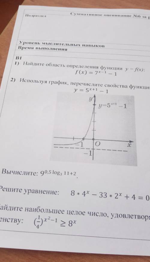Y=f(x): f(x)=7х-1—1 Найдите область определения. 
