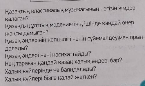 АЙТЫЛЫМ6-тапсырма.Сұрақтарды пайдала-Hып, досыңмен диалогҚұр.
