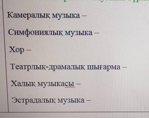 Музыка түрлеріне өз пікіріңді жазыңыз