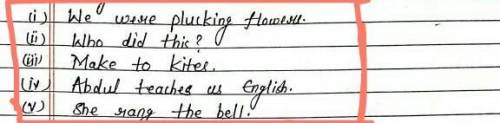 Change into passive voice