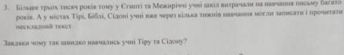Завдяки чому так швидко навчались учні тіру та сідону? 