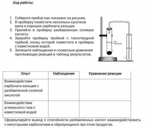 ПРАКТИЧЕСКАЯ РАБОТА № 3 Качественные реакции на углекислый газ до 4 часов