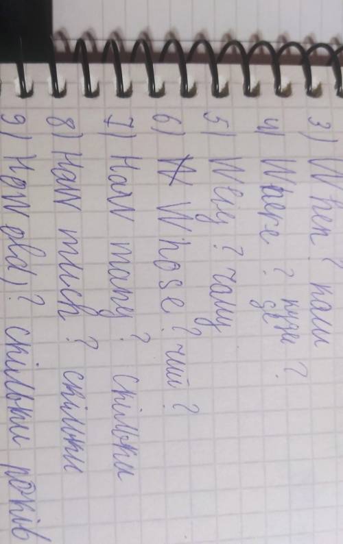Скласти з кожнию часток речення має бути 7 речень