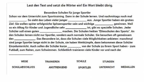 WEGE SCHULABSCHLUSSTRAINIEREN ANSTRENGENDSCHULE SPORTLERSTUNDEN UNTERRICHTMEDAILLEN