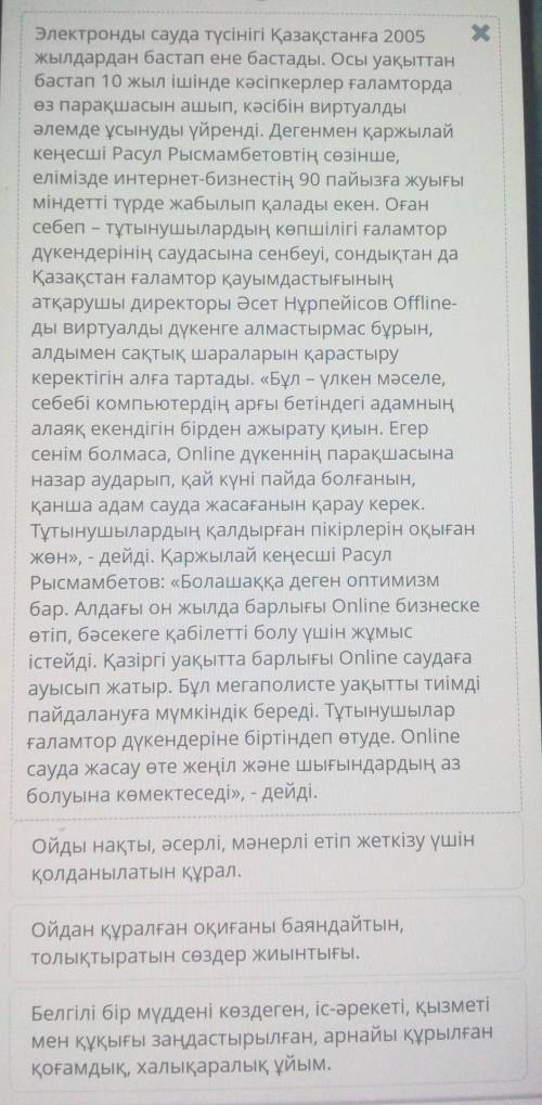 Қауымдастық сөзінін мағынасын тап​