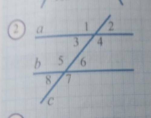 Найдите остальные углы если на рисунке 2,если угол1=углу5=118°