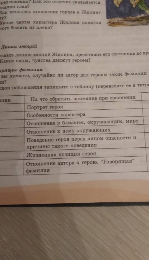Слева жилин справа костылин скажите ответ таблицы 