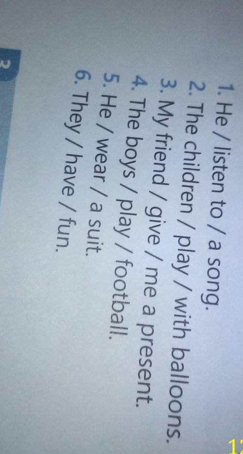 Look at the pictures and make up sentences. Use Present Continuous. plizzz 