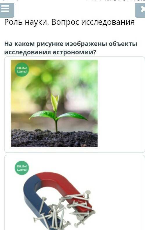 Роль науки. Вопрос исследования На каком рисунке изображены объекты исследования астрономии?