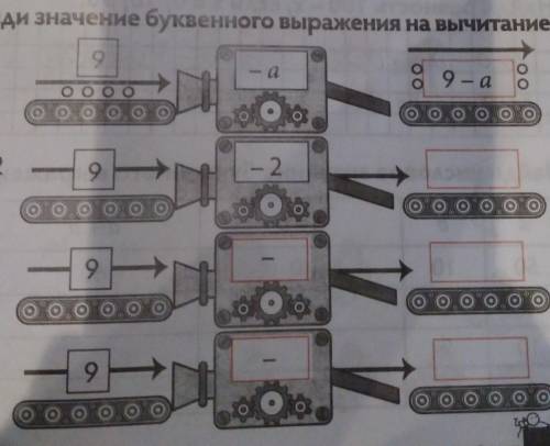 Найди значение буквенного выражения на вычитание. 9 - аa = 2- - 2a = 5 - 9 -a = 99(