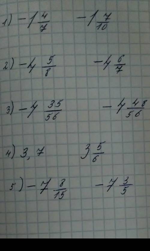 Сравните. 6 класс. Очень надо