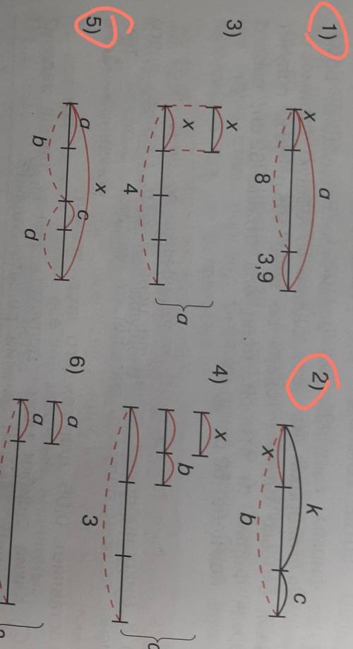 По схеме составь уравнения или выражения: (нужно сделать только 1) 2) 5) )
