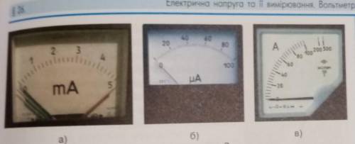 Назвіть прилади зображені на рисунку та встановіть ціну їх поділки