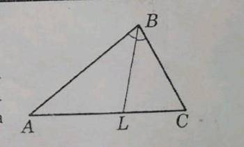 BL - бісектриса трикутника ABC, BC : AB = 1 : 3, LC = 2 см. Знайдіть AL. 