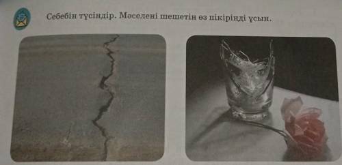 Себебін түсіндір. Мәселені шешетін өз пікірінді ұсын