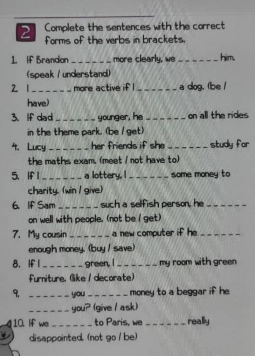 Conditional 1 or 2helpplease​