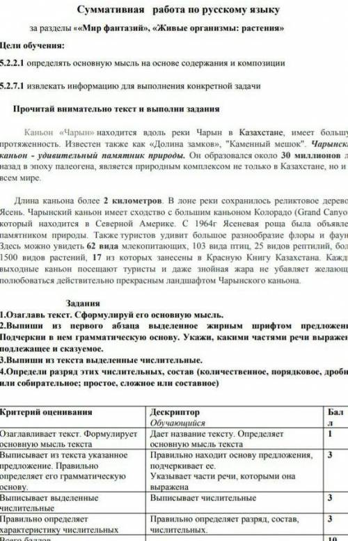 Сор 5 класс 3 четверть русский язык даю 40 былов 