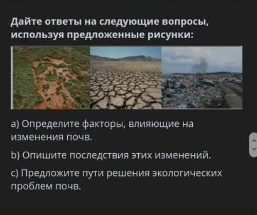 1) Дайте ответы на следующие вопросы, используя предложенные рисунки
